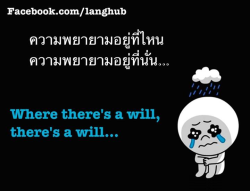 สำนวนภาษาอังกฤษ where there's a will there's a way